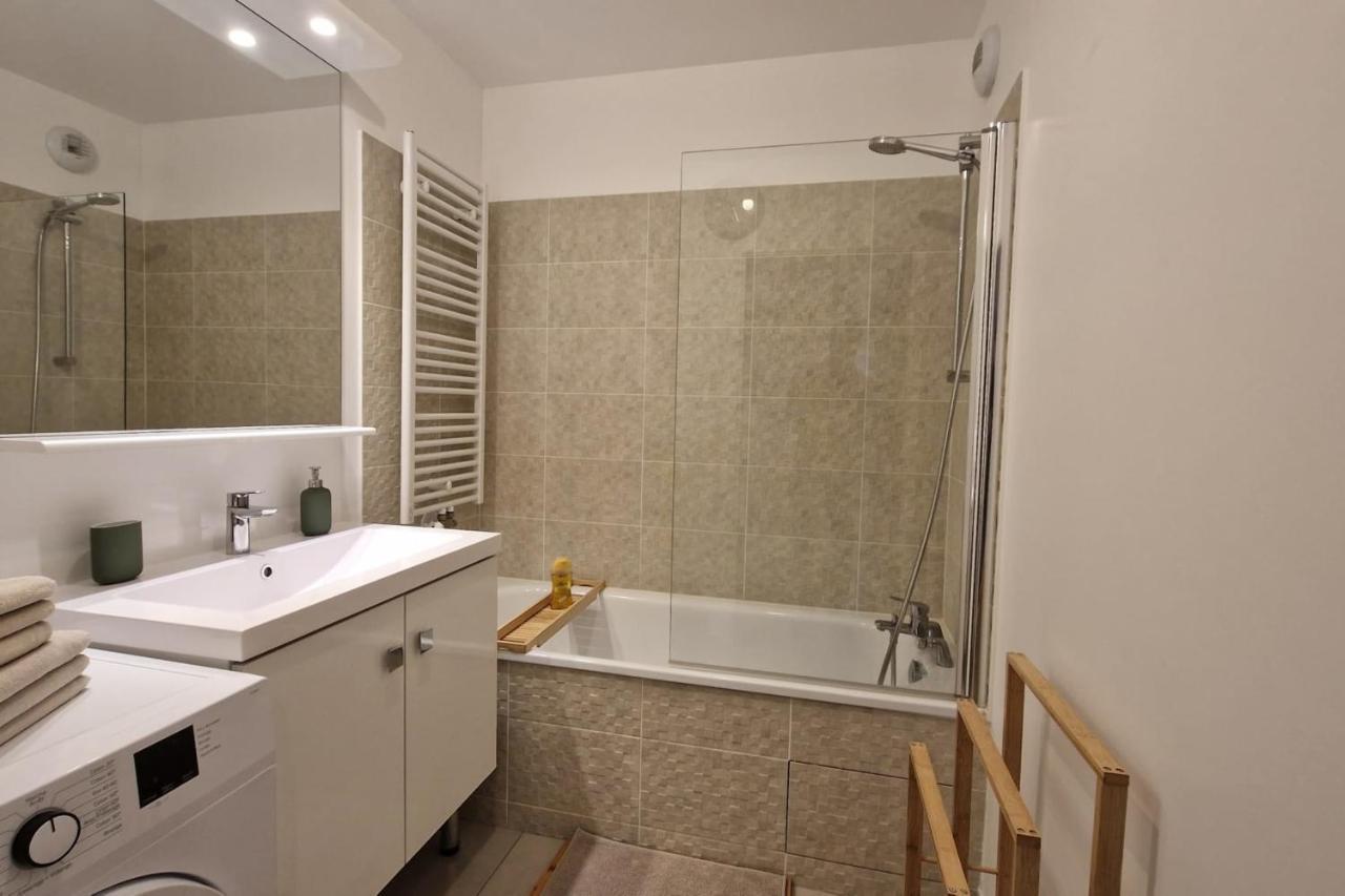 Appartement Chic Gold - 5Min Disneyland セリ エクステリア 写真